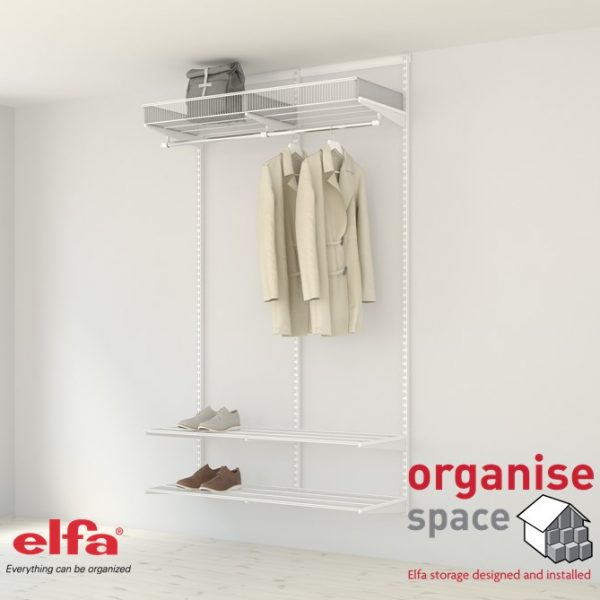 wardrobe London,  London wardrobe, wardrobe, closet maid, Shelves, cupboard, wardrobe, Elfa London, Elfa, storage, metal shelves, wire shelves, storage goals, organise, space, shelf, wire shelf, store, modular shelves, hooks, valet rail, shelves London, 