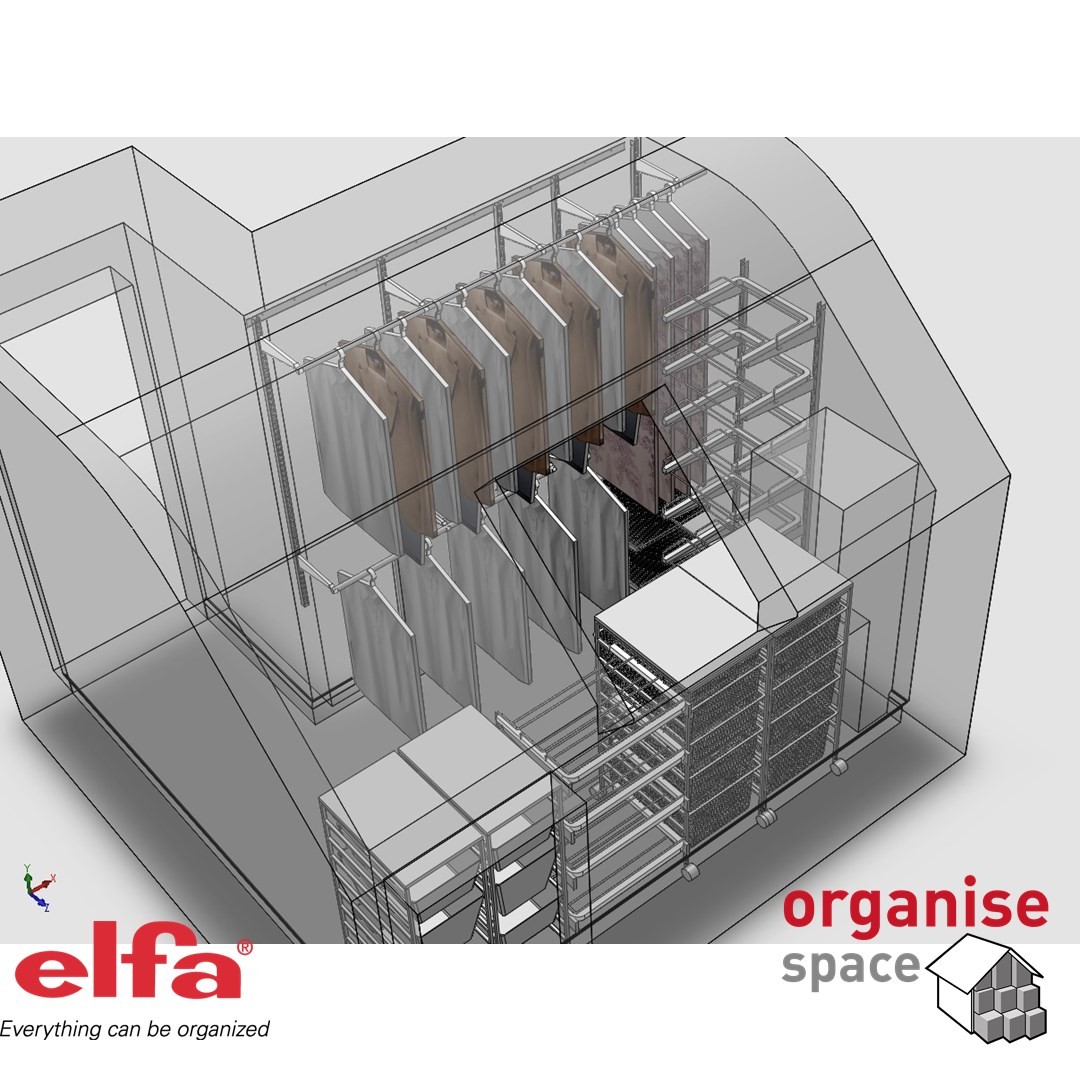 Elfa wardrobe loft extension St Albans