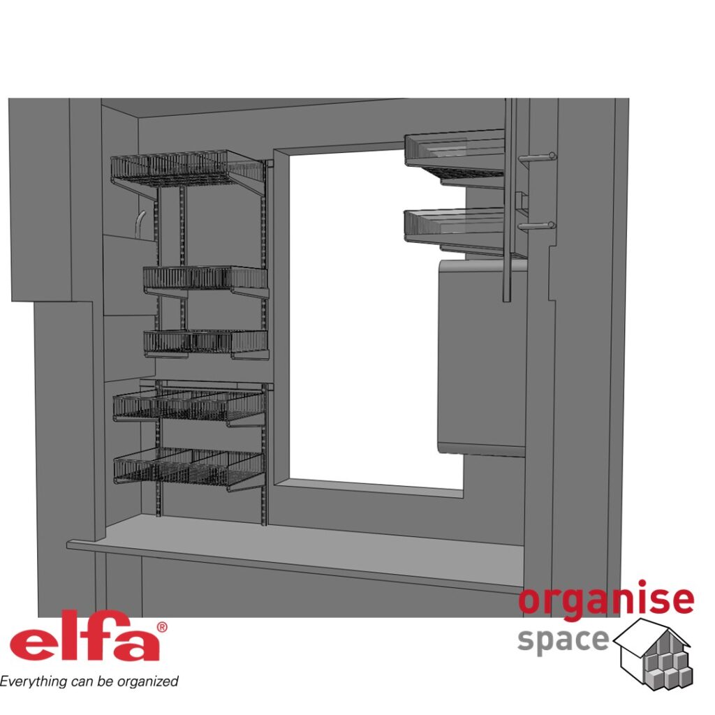 pantry, pantry storage, pantry organised, panty London, London pantry , wardrobe, storage , wireshelves, wireshelving, wireshelf, metalshelves,