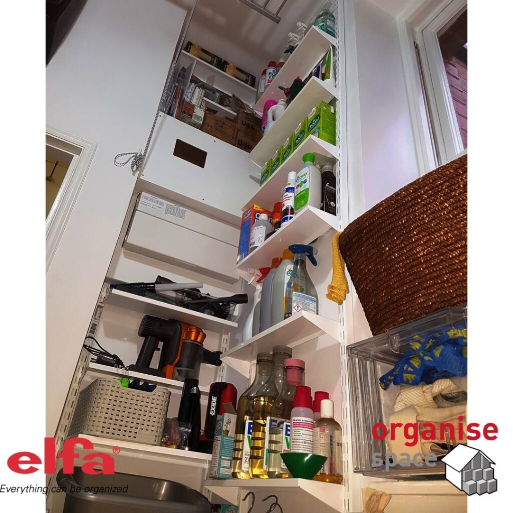 pantry, pantry storage, pantry organised, panty London, London pantry , wardrobe, storage , wireshelves, wireshelving, wireshelf, metalshelves,