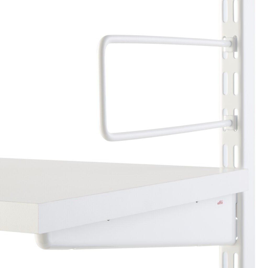 Elfa Melamine with book support