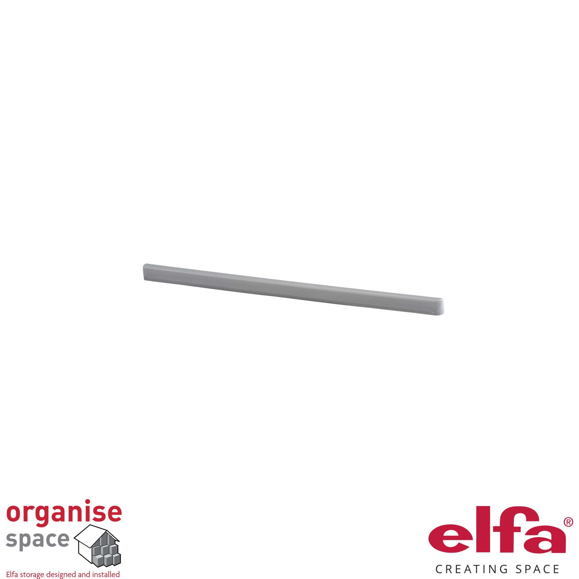 Elfa Bracket Cover Click-In D: 30 Left Platinum Elfa bracket cover D30 left Platinum, Elfa D30 cover for shelving Platinum, 601288