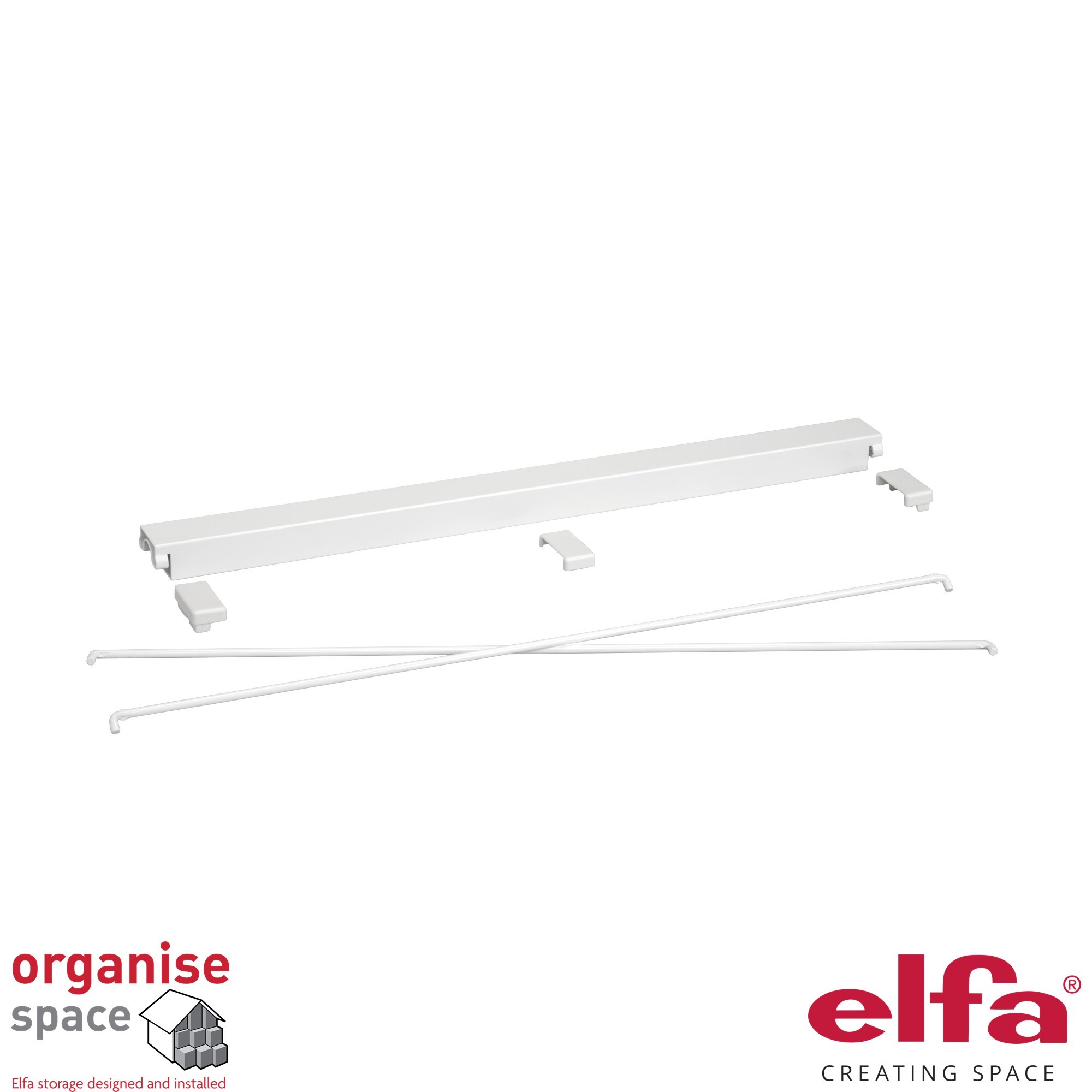 Elfa stabilisation kit W60 White, Stabilisation kit W60 White, 603910